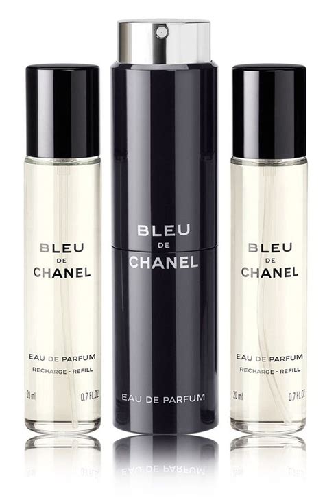 chanel bleu refillable travel spray.